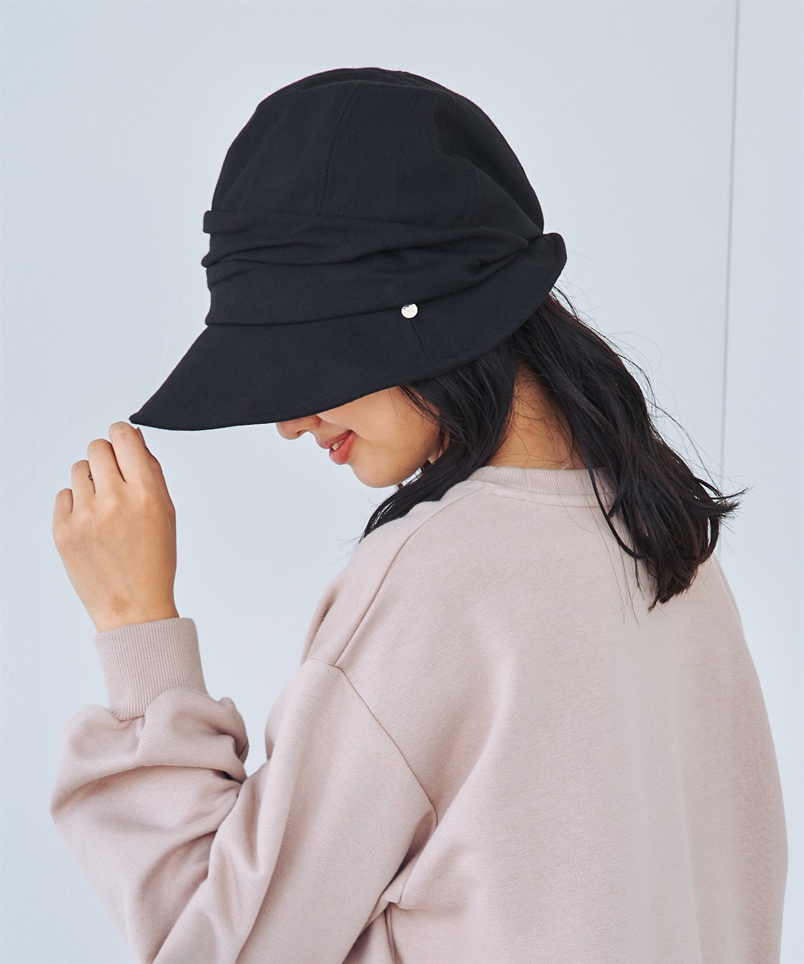 HATMIKKE 【HATMIKKE / ハットミッケ】秋冬のUV対策に 遮光100% ゆったり小顔シャーリングクロッシェ_sub_18