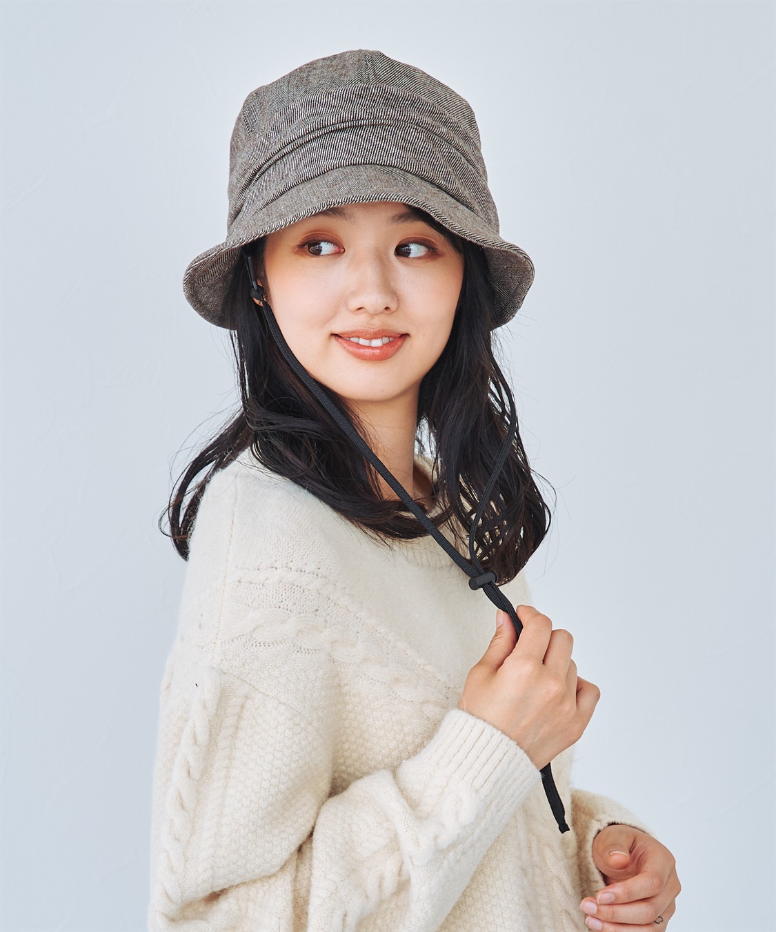 HATMIKKE 【HATMIKKE / ハットミッケ】秋冬のUV対策に 遮光100% ゆったり小顔シャーリングクロッシェ_sub_23