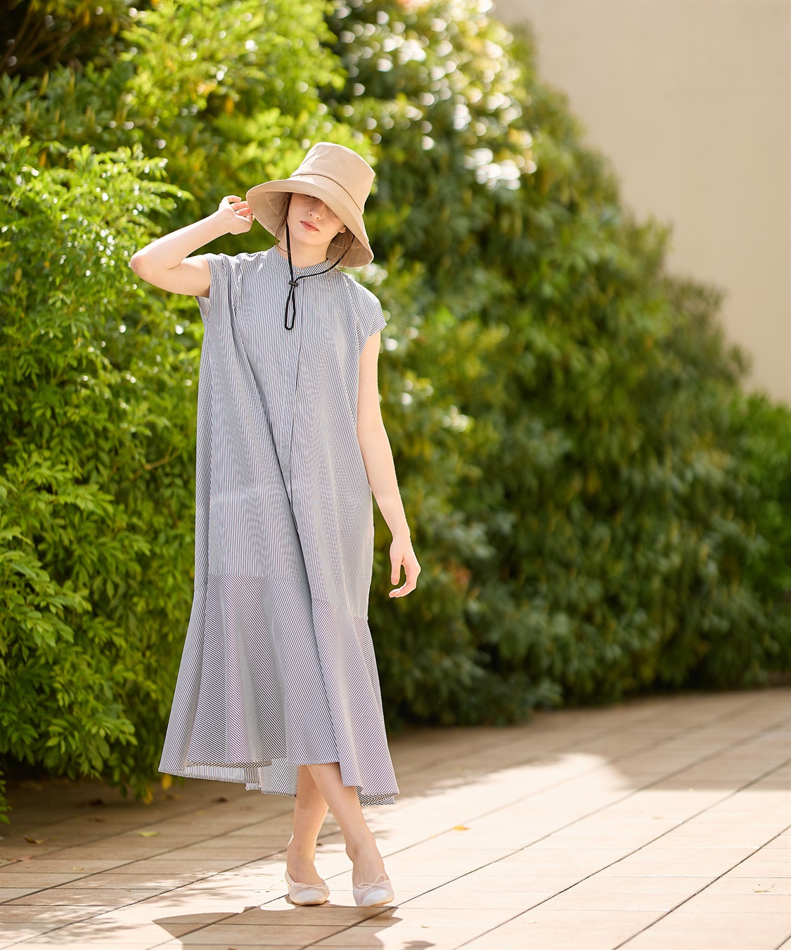 Life Style by cross marche 《遮光100％/接触冷感/あご紐付き/手洗い可能》すっぴん隠し3Wayブリムハット【HATMIKKE】_sub_5