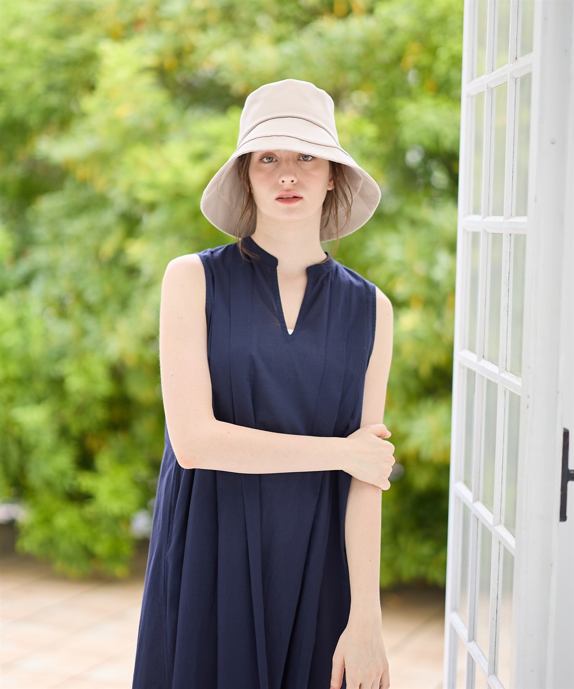 Life Style by cross marche 《遮光100％/接触冷感/あご紐付き/手洗い可能》すっぴん隠し3Wayブリムハット【HATMIKKE】_sub_10