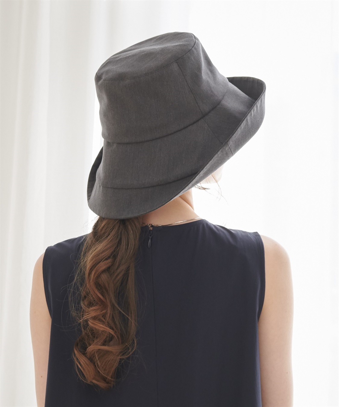 Life Style by cross marche 《遮光100％/接触冷感/あご紐付き/手洗い可能》すっぴん隠し3Wayブリムハット【HATMIKKE】_sub_11