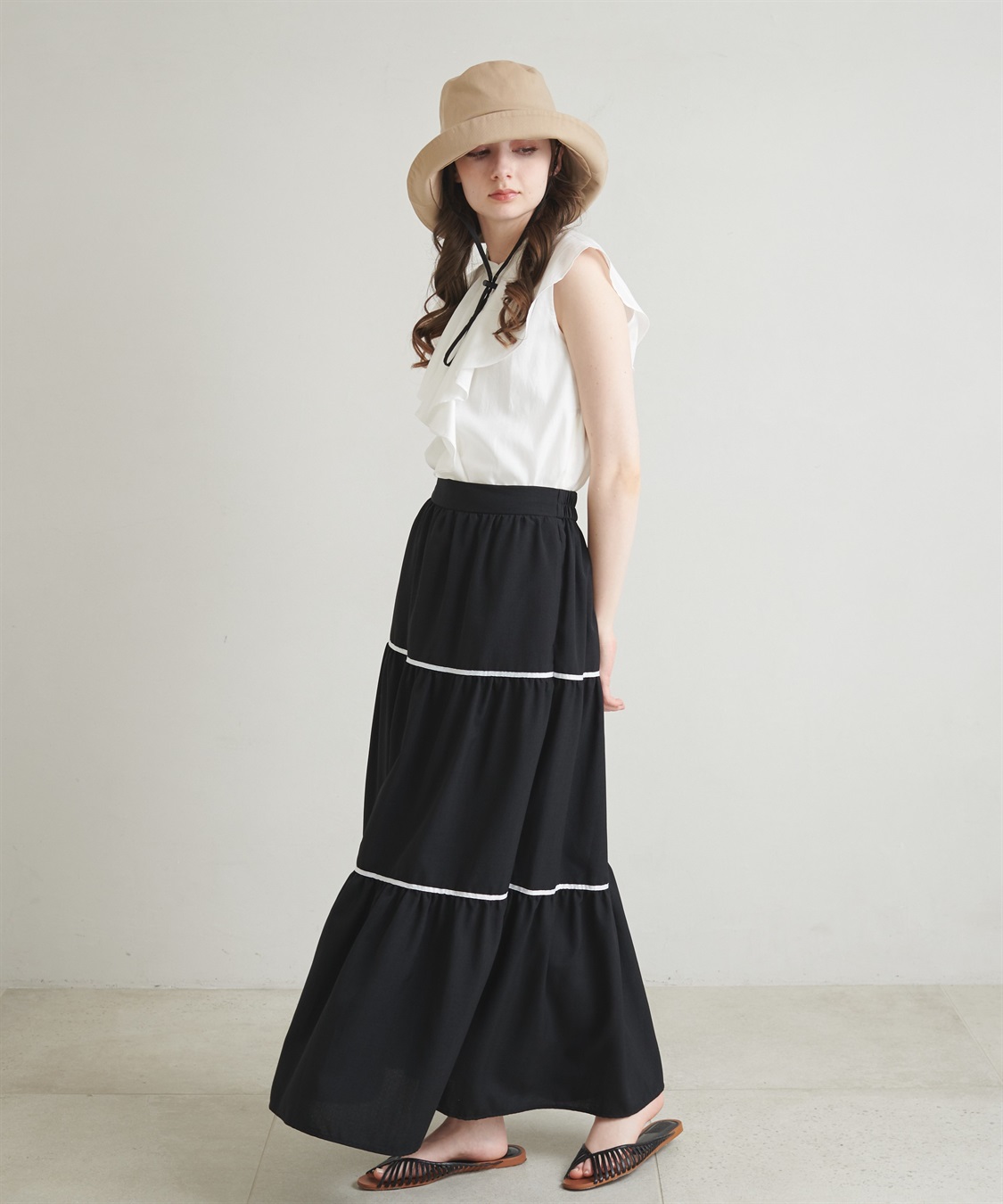 Life Style by cross marche 《遮光100％/接触冷感/あご紐付き/手洗い可能》すっぴん隠し3Wayブリムハット【HATMIKKE】_sub_14