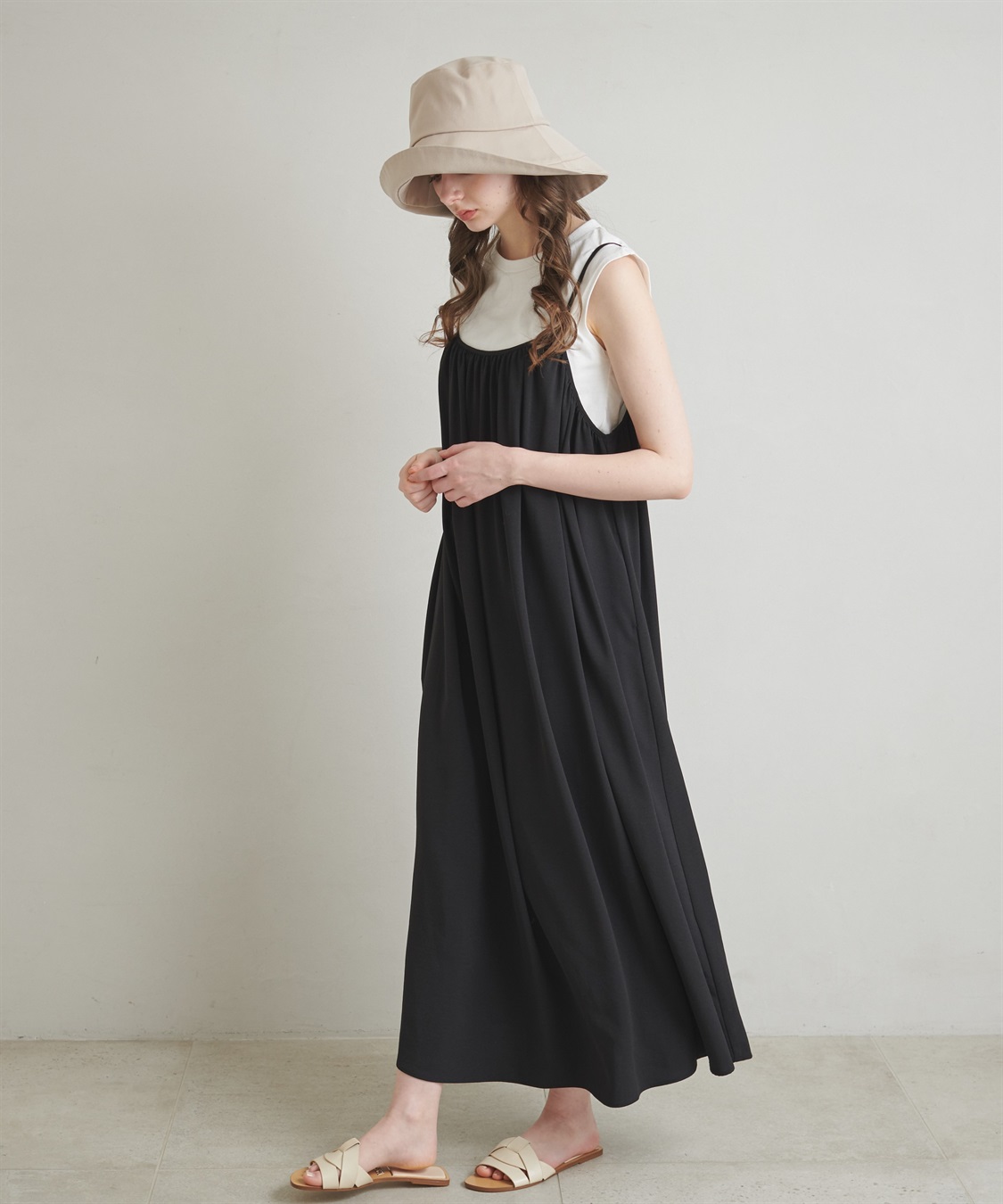 Life Style by cross marche 《遮光100％/接触冷感/あご紐付き/手洗い可能》すっぴん隠し3Wayブリムハット【HATMIKKE】_sub_15