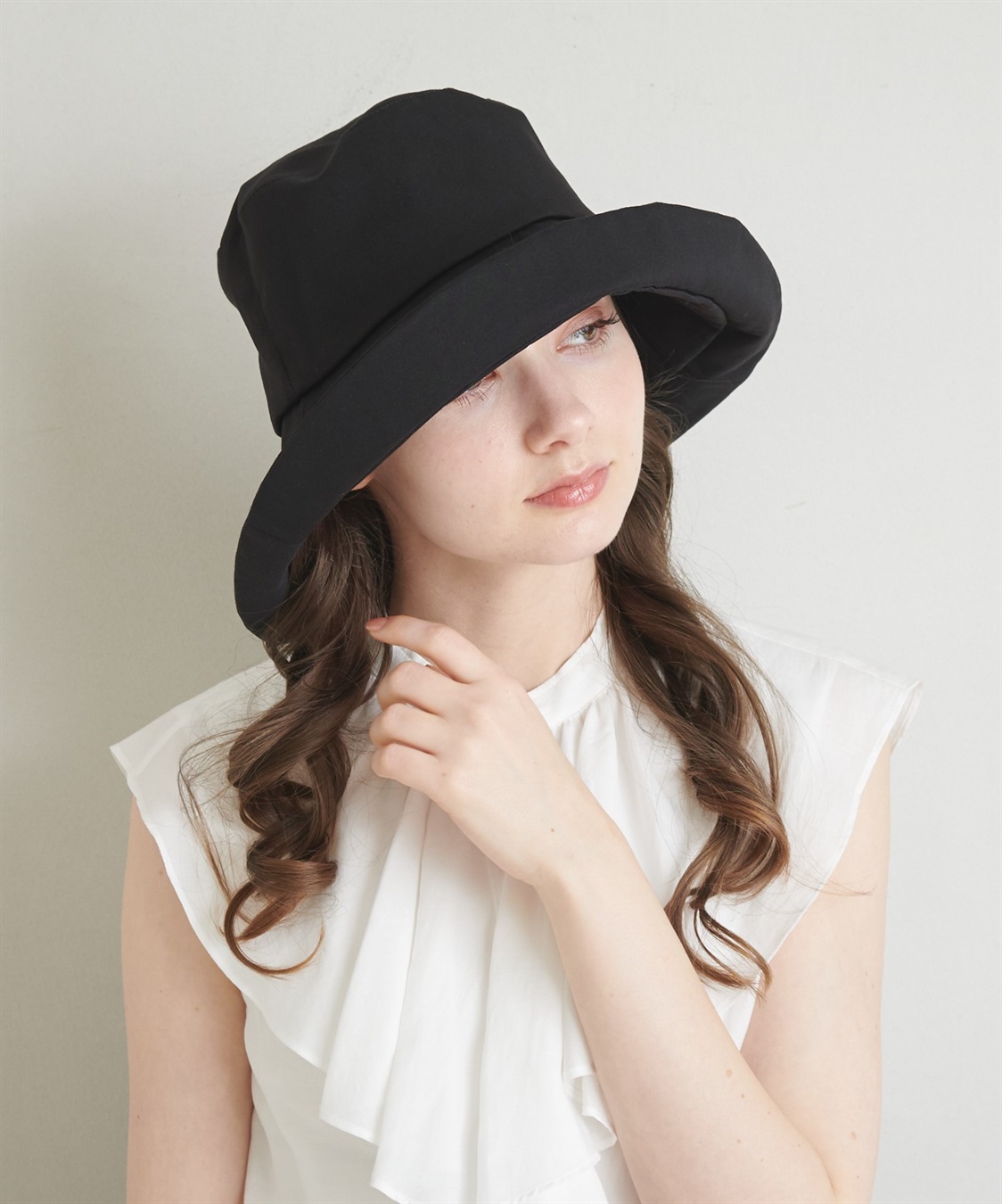 Life Style by cross marche 《遮光100％/接触冷感/あご紐付き/手洗い可能》すっぴん隠し3Wayブリムハット【HATMIKKE】_sub_20