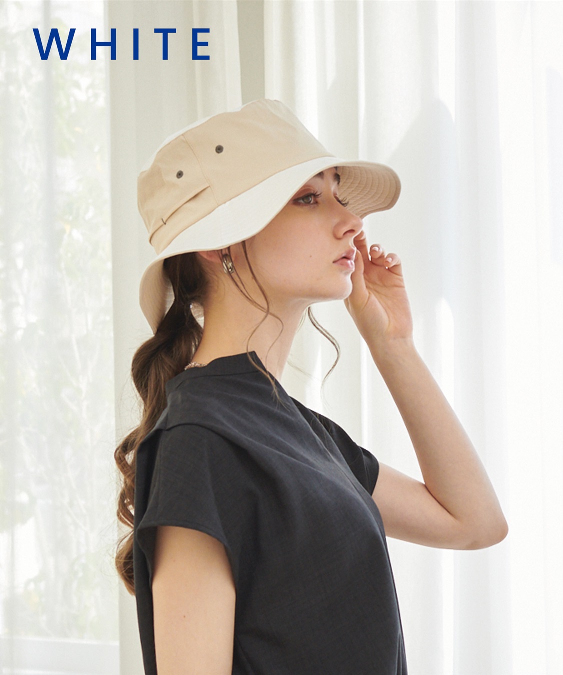 HATMIKKE 【放射冷却素材Radi Cool】男女兼用 / 超冷却 / ダントツ冷ボウ アドベンチャーハット_sub_5