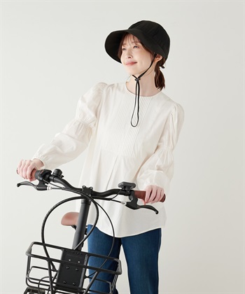 HATMIKKE 【オシャメット】インナーガード入り長つばキャスケット / 自転車ヘルメット【HATMIKKE / ハットミッケ】_subthumb_10