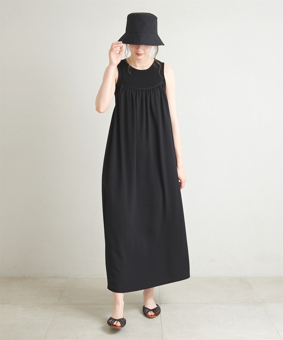 HATMIKKE 【HATMIKKE】ひんやりジェル付き UVダウンブリムハット_sub_6