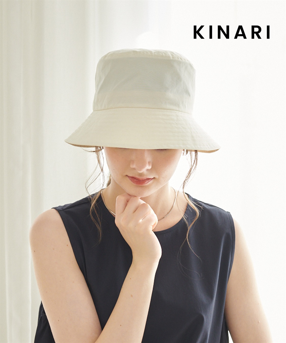 HATMIKKE 【HATMIKKE】ひんやりジェル付き UVダウンブリムハット_sub_8