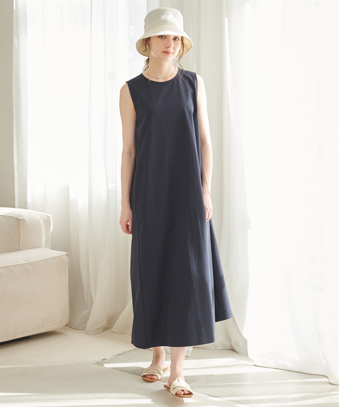 HATMIKKE 【HATMIKKE】ひんやりジェル付き UVダウンブリムハット_sub_9