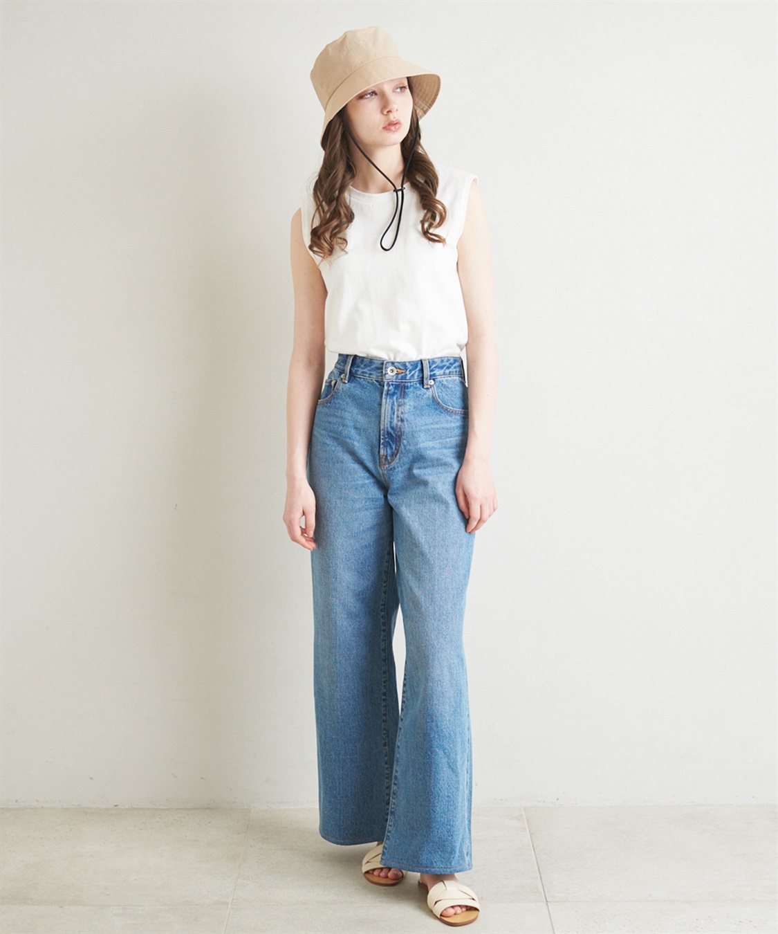 HATMIKKE 【HATMIKKE】ひんやりジェル付き UVダウンブリムハット_sub_12