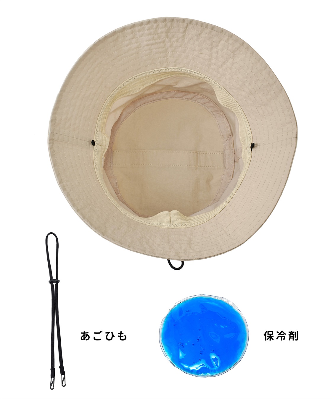 HATMIKKE 【HATMIKKE】ひんやりジェル付き UVダウンブリムハット_sub_14