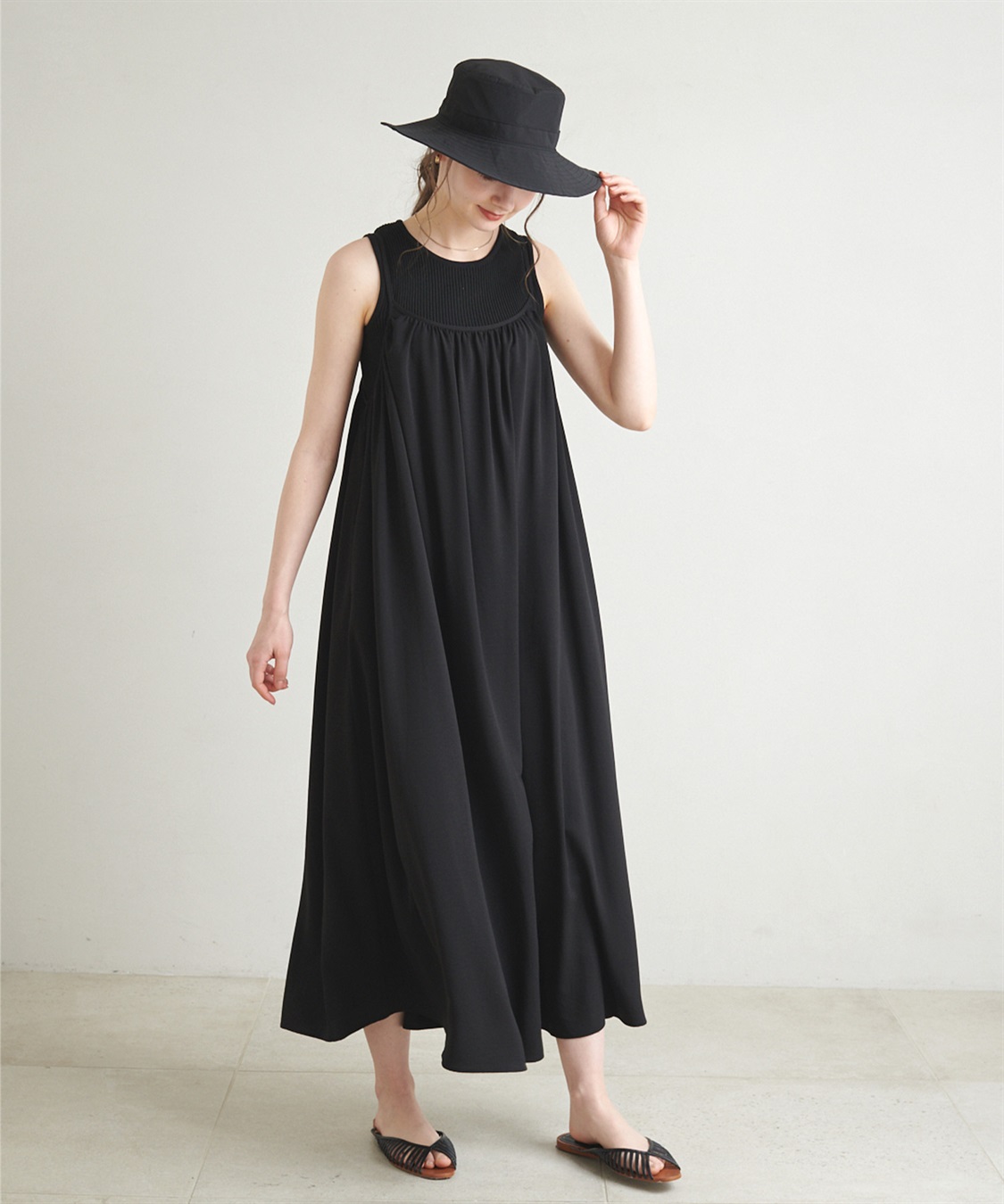 HATMIKKE 【HATMIKKE】ひんやりジェル付き つば広UVハット_sub_6