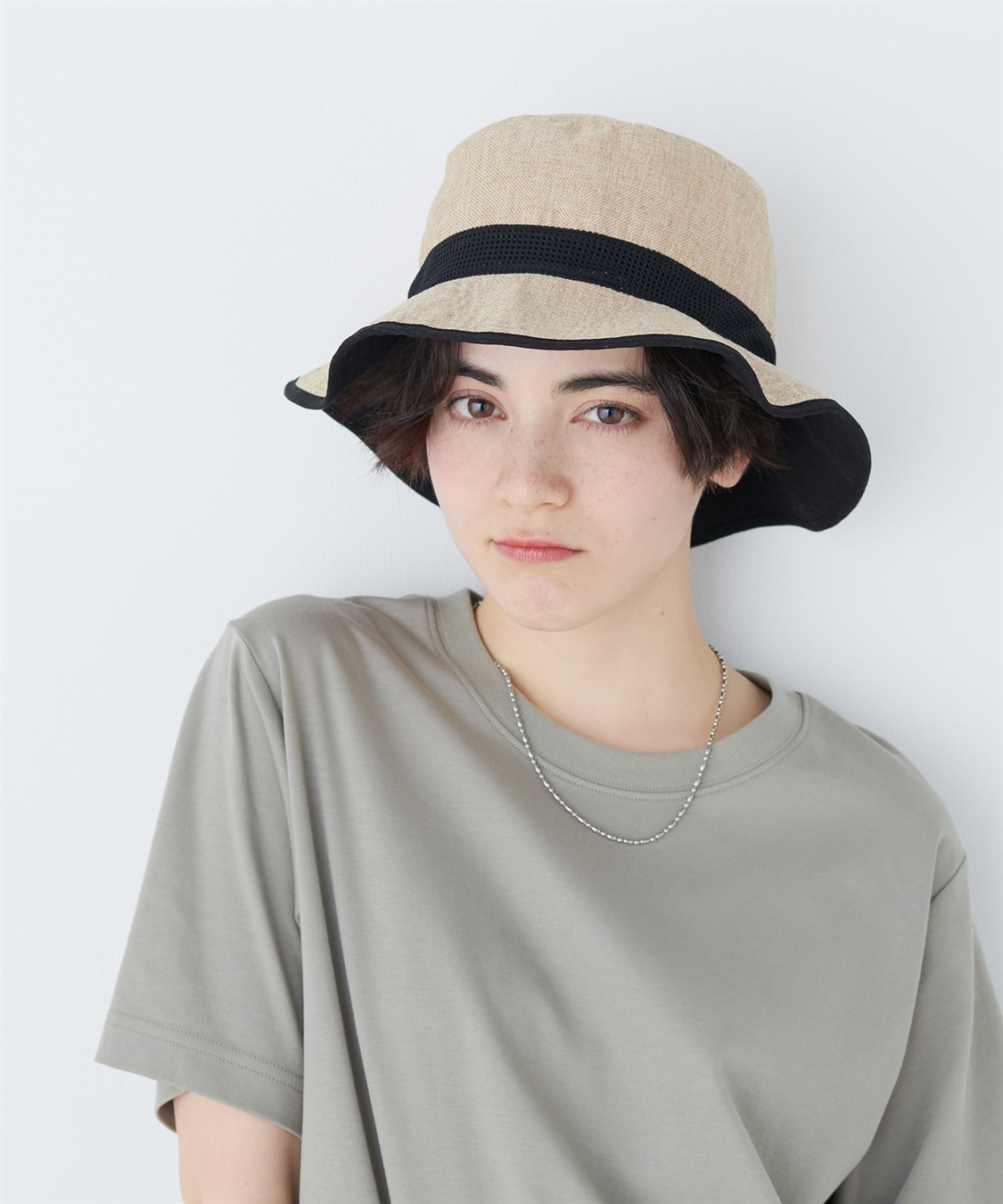 HATMIKKE 《UV/冷感/吸水速乾》-TEN°メッシュ切替サファリハット_sub_18