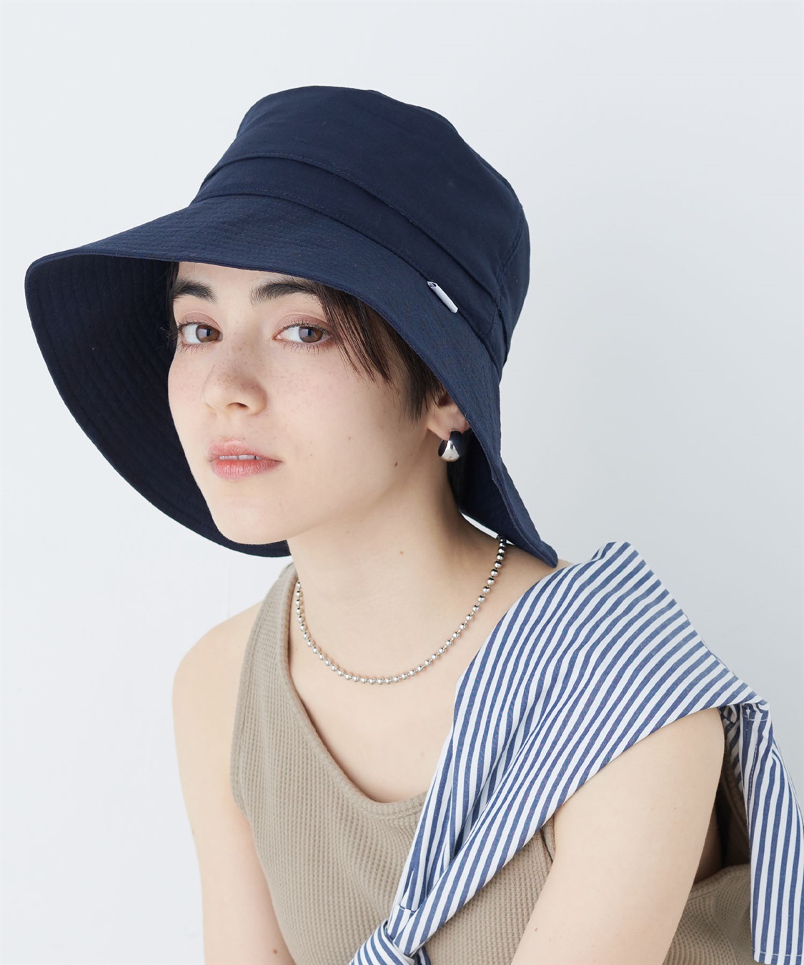 HATMIKKE 《UV/冷感/吸水速乾》-TEN°スリットツバ広ハット_sub_11
