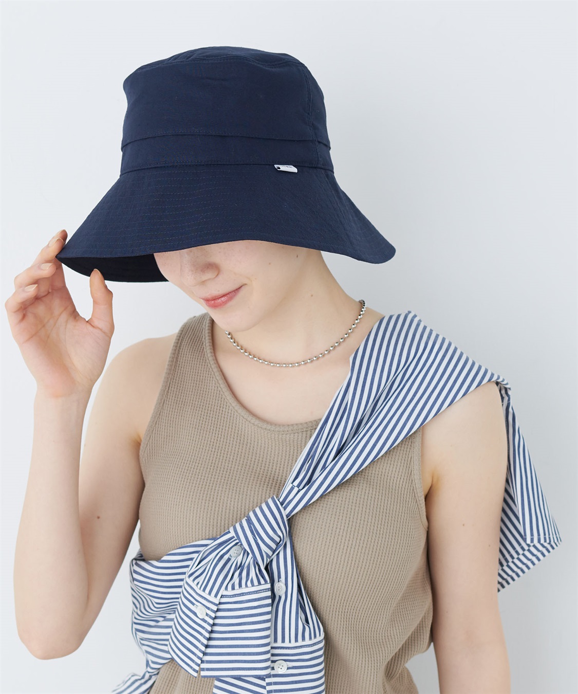 HATMIKKE 《UV/冷感/吸水速乾》-TEN°スリットツバ広ハット_sub_12