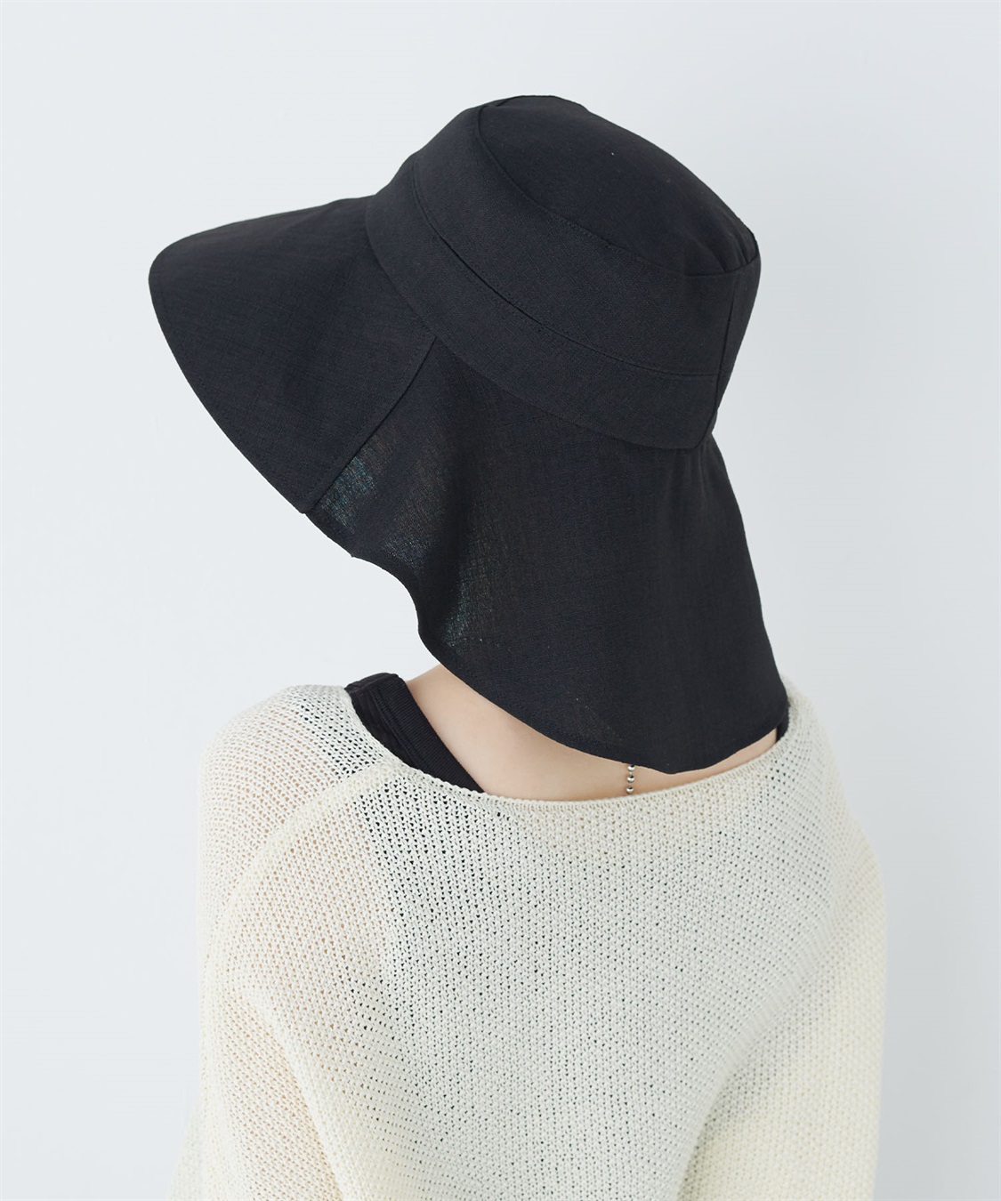 HATMIKKE UVカット日傘帽子 ベンチレーションタレ付きハット_sub_8