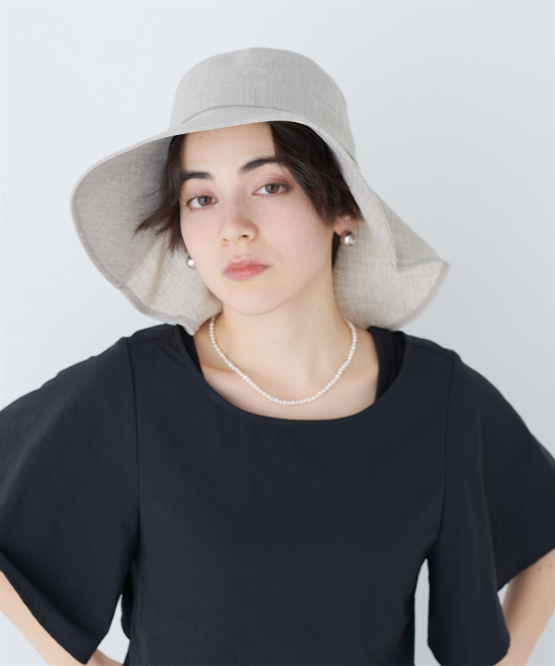 HATMIKKE UVカット日傘帽子 ベンチレーションタレ付きハット_sub_10