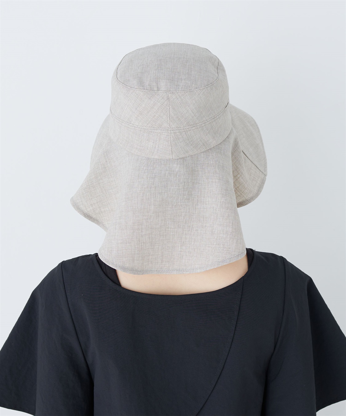 HATMIKKE UVカット日傘帽子 ベンチレーションタレ付きハット_sub_16