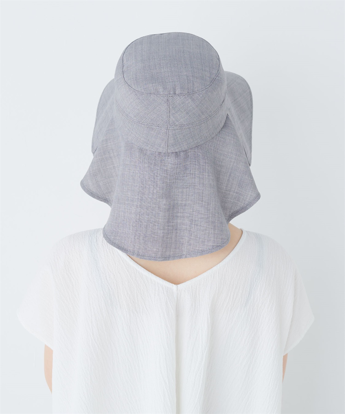 HATMIKKE UVカット日傘帽子 ベンチレーションタレ付きハット_sub_23