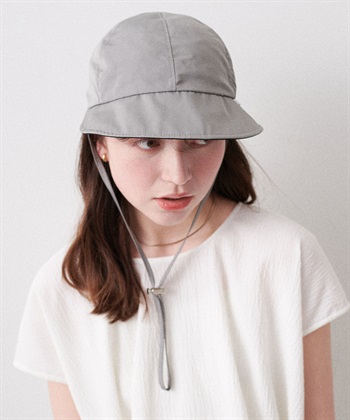Life Style by cross marche 《パッカブル/撥水/UV/あご紐付き》パッカブルワイドツバキャップ【HATMIKKE】_subthumb_2