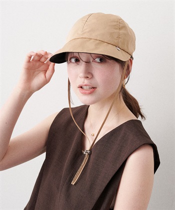 Life Style by cross marche 《パッカブル/撥水/UV/あご紐付き》パッカブルワイドツバキャップ【HATMIKKE】_subthumb_5