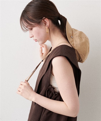 Life Style by cross marche 《パッカブル/撥水/UV/あご紐付き》パッカブルワイドツバキャップ【HATMIKKE】_subthumb_11