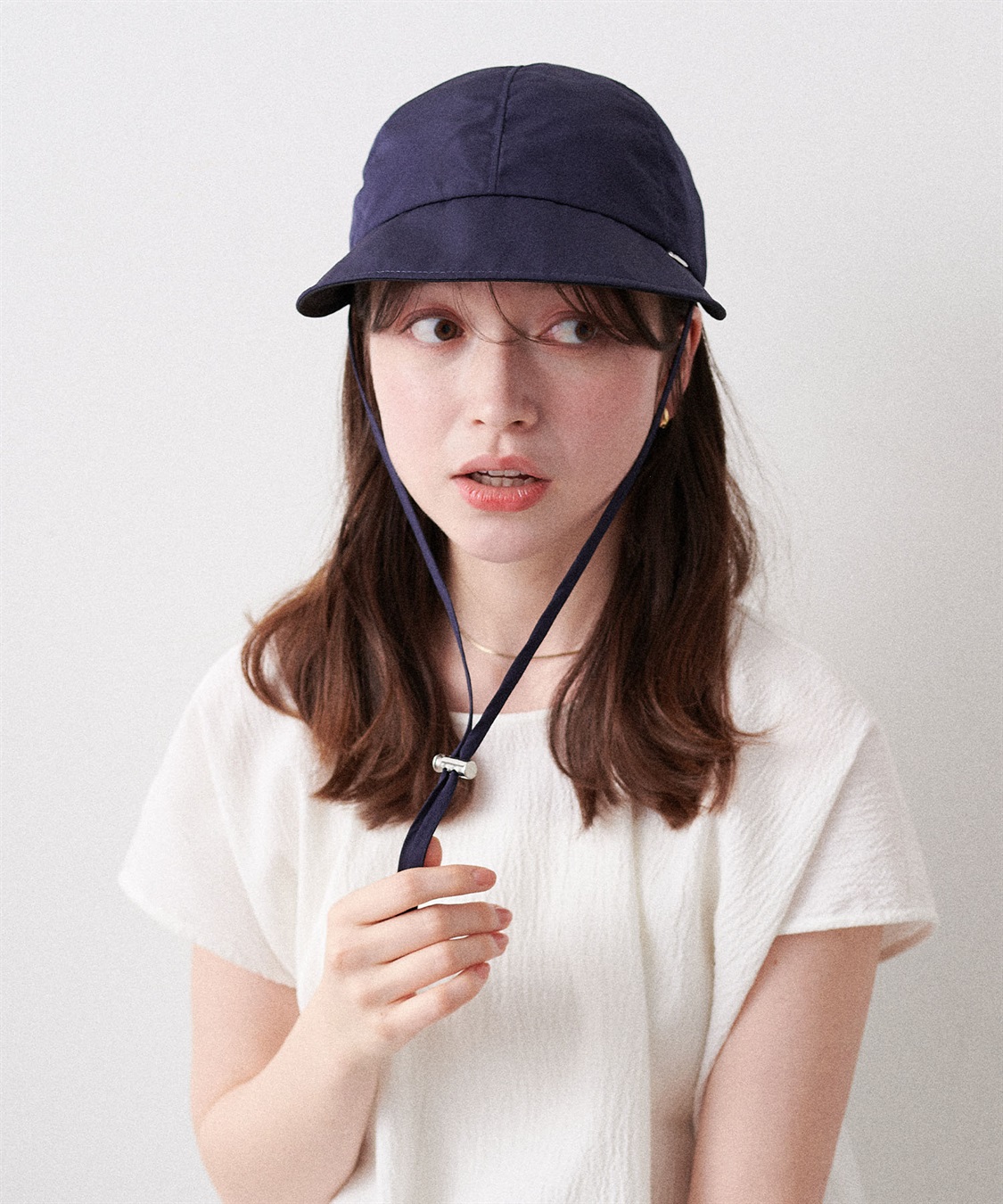 HATMIKKE 《パッカブル/撥水/UV/あご紐付き》パッカブルワイドツバキャップ【HATMIKKE】_sub_13