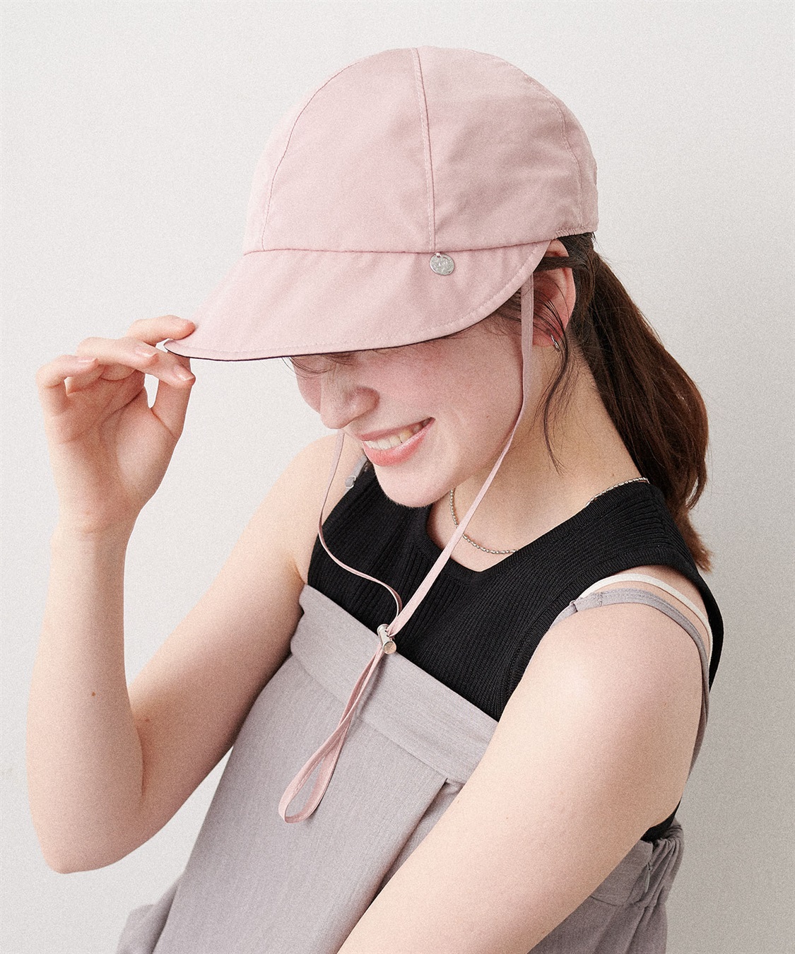 HATMIKKE 《パッカブル/撥水/UV/あご紐付き》パッカブルワイドツバキャップ【HATMIKKE】_sub_15