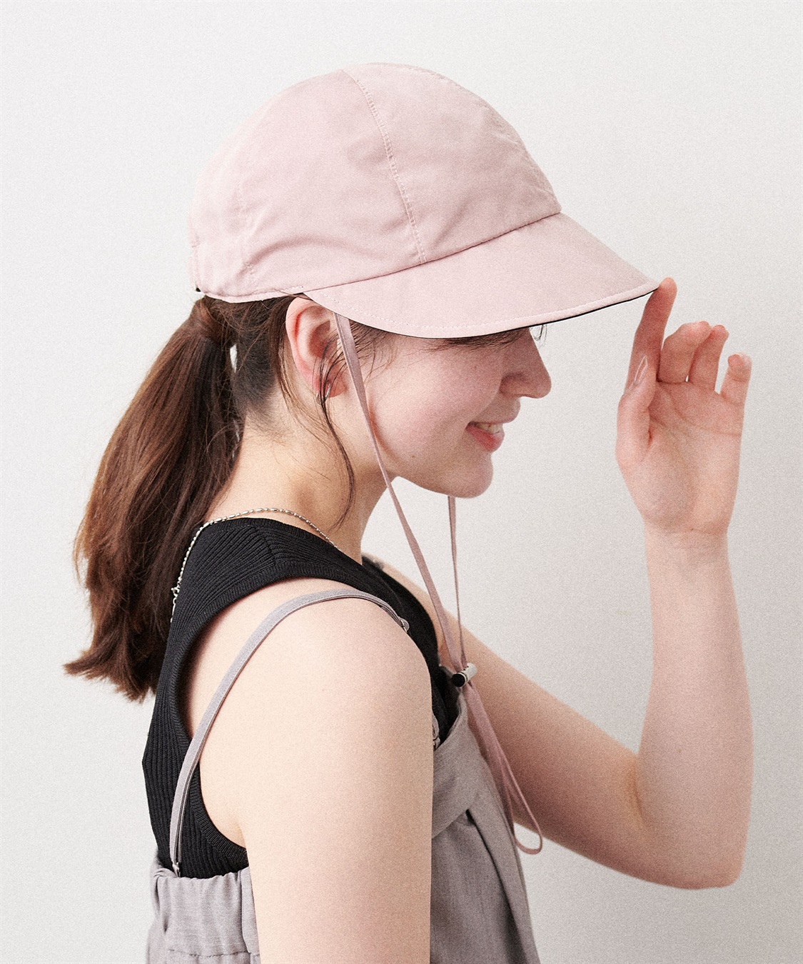 HATMIKKE 《パッカブル/撥水/UV/あご紐付き》パッカブルワイドツバキャップ【HATMIKKE】_sub_16