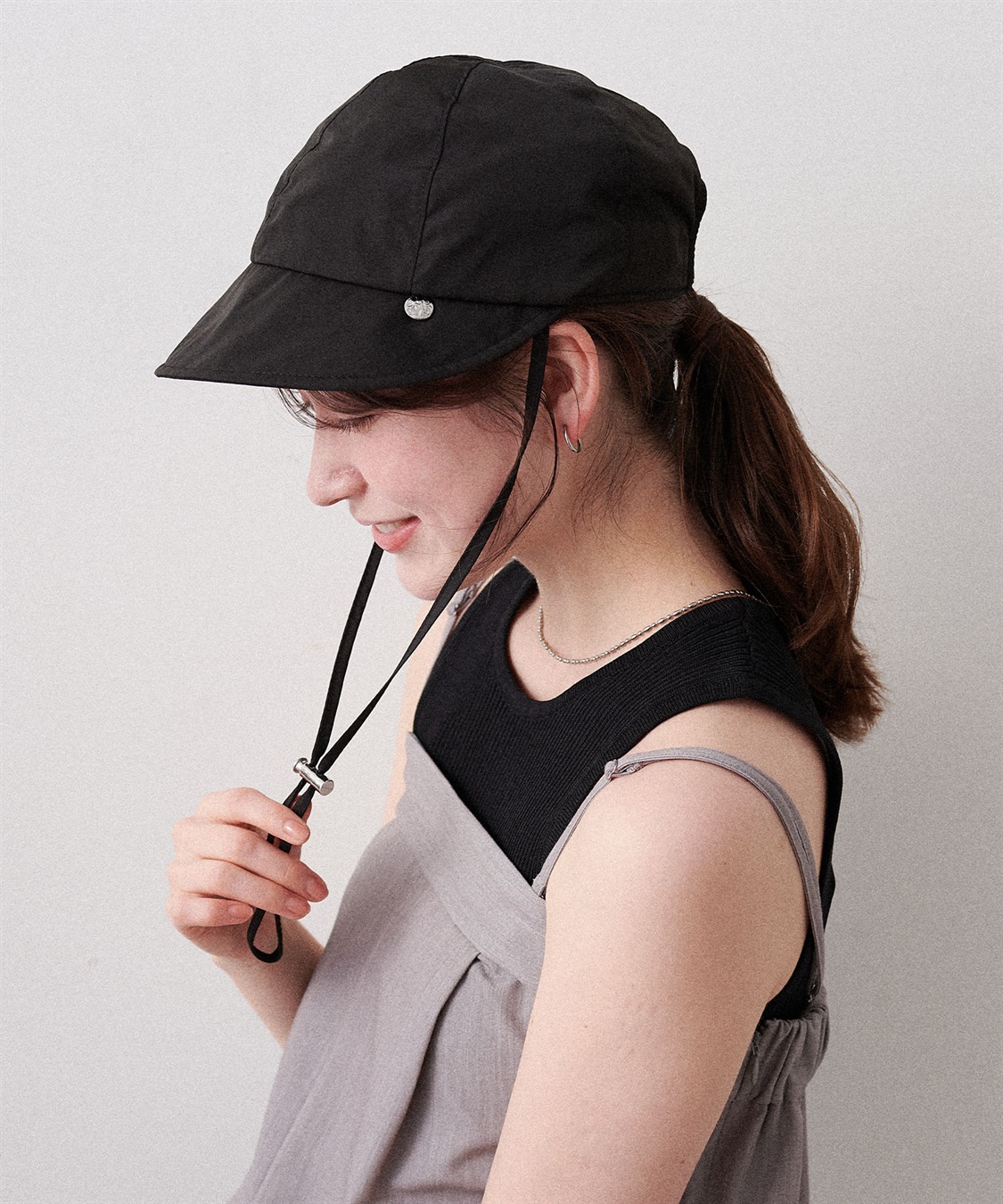 HATMIKKE 《パッカブル/撥水/UV/あご紐付き》パッカブルワイドツバキャップ【HATMIKKE】_sub_17