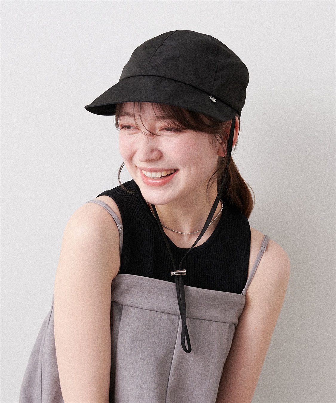 HATMIKKE 《パッカブル/撥水/UV/あご紐付き》パッカブルワイドツバキャップ【HATMIKKE】_sub_19