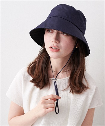 Life Style by cross marche 《パッカブル/撥水/UV/あご紐付き》パッカブルツバ広ハット【HATMIKKE】_subthumb_3