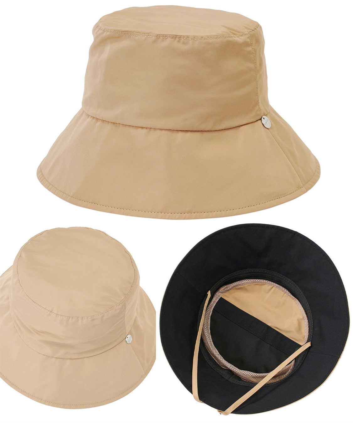 Life Style by cross marche 《パッカブル/撥水/UV/あご紐付き》パッカブルツバ広ハット【HATMIKKE】_sub_5