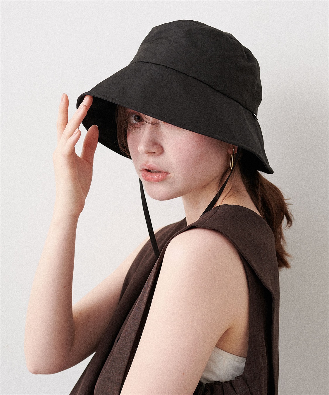 Life Style by cross marche 《パッカブル/撥水/UV/あご紐付き》パッカブルツバ広ハット【HATMIKKE】_sub_7