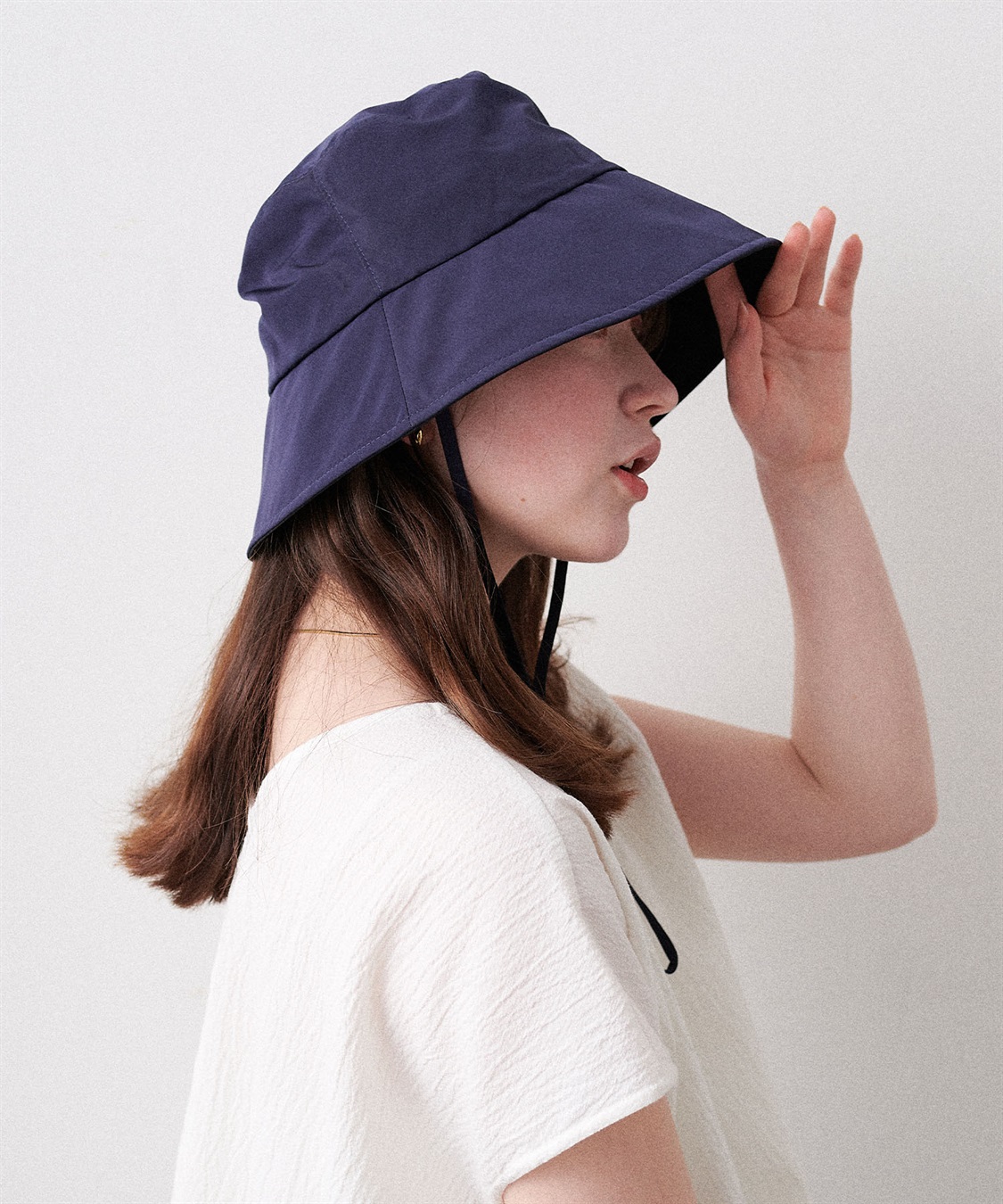 Life Style by cross marche 《パッカブル/撥水/UV/あご紐付き》パッカブルツバ広ハット【HATMIKKE】_sub_8