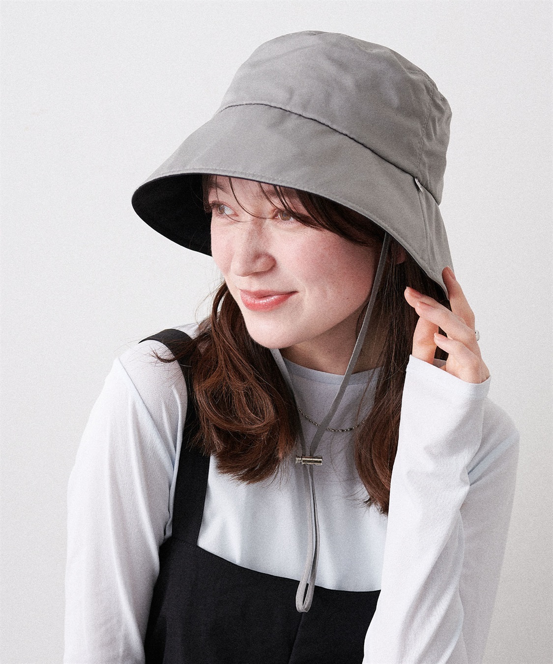 Life Style by cross marche 《パッカブル/撥水/UV/あご紐付き》パッカブルツバ広ハット【HATMIKKE】_sub_11