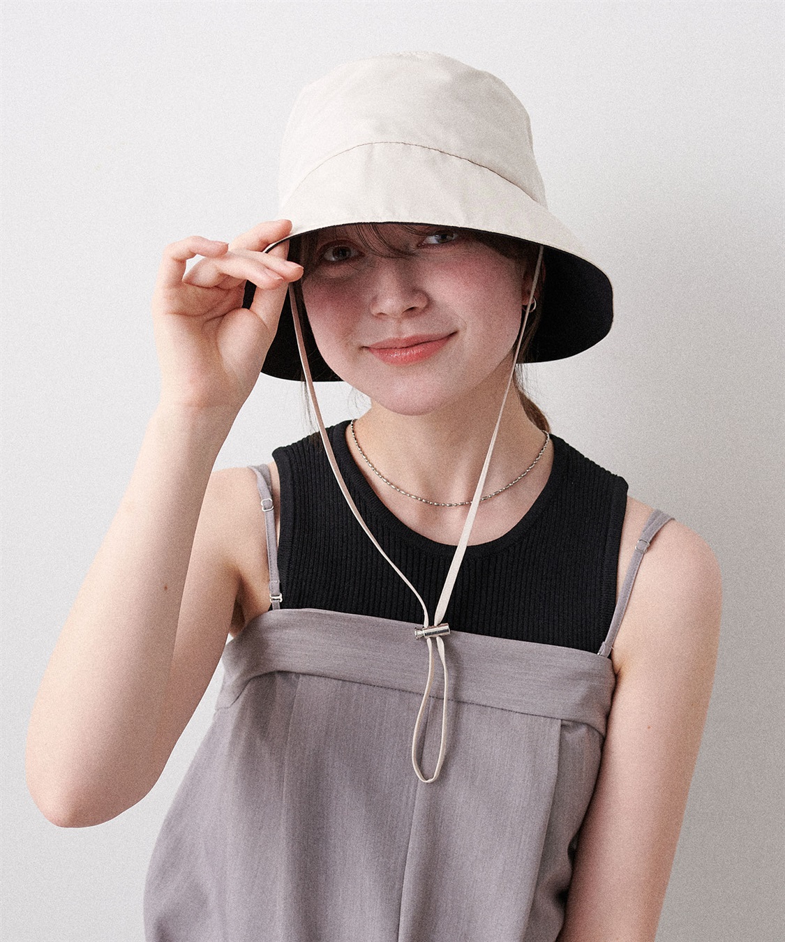 Life Style by cross marche 《パッカブル/撥水/UV/あご紐付き》パッカブルツバ広ハット【HATMIKKE】_sub_12