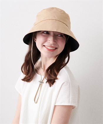 Life Style by cross marche 《パッカブル/撥水/UV/あご紐付き》パッカブルツバ広ハット【HATMIKKE】_subthumb_12