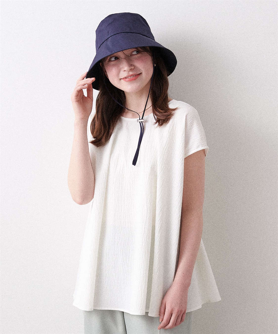 Life Style by cross marche 《パッカブル/撥水/UV/あご紐付き》パッカブルツバ広ハット【HATMIKKE】_sub_17