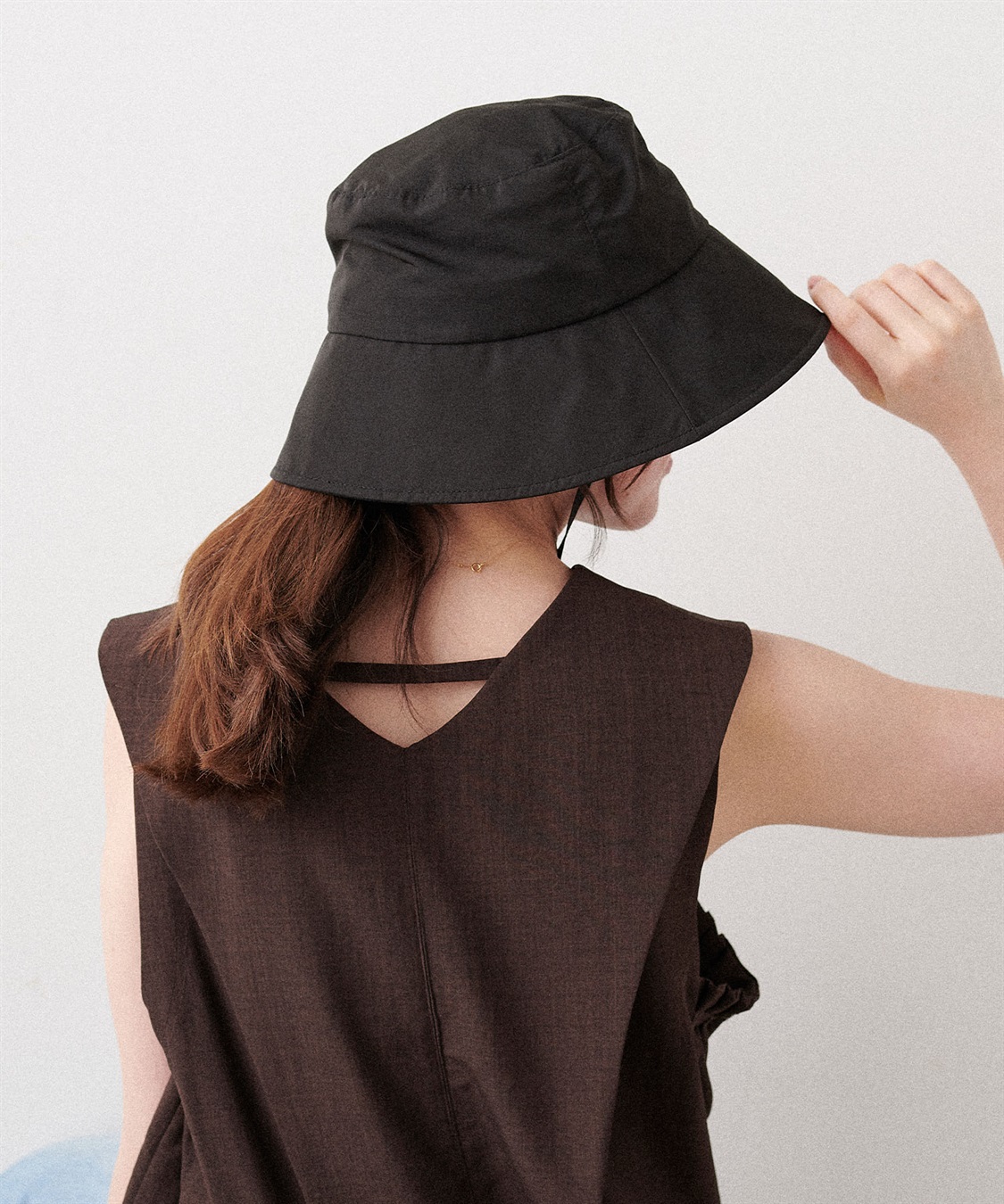 Life Style by cross marche 《パッカブル/撥水/UV/あご紐付き》パッカブルツバ広ハット【HATMIKKE】_sub_21