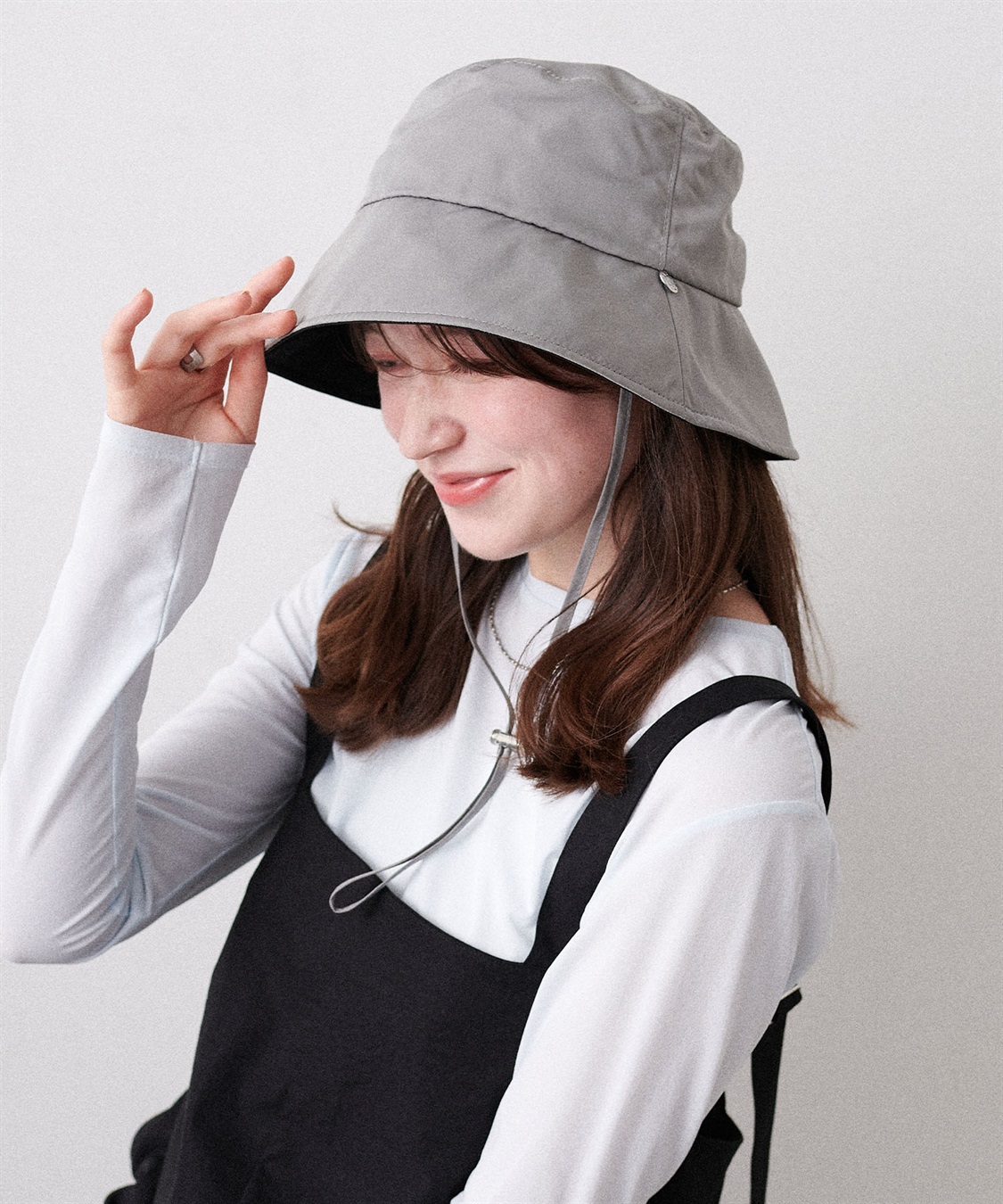 Life Style by cross marche 《パッカブル/撥水/UV/あご紐付き》パッカブルツバ広ハット【HATMIKKE】_sub_22