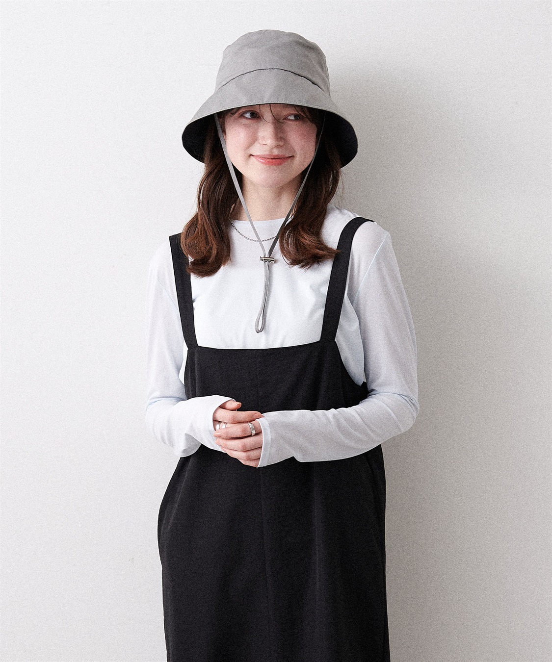 Life Style by cross marche 《パッカブル/撥水/UV/あご紐付き》パッカブルツバ広ハット【HATMIKKE】_sub_24