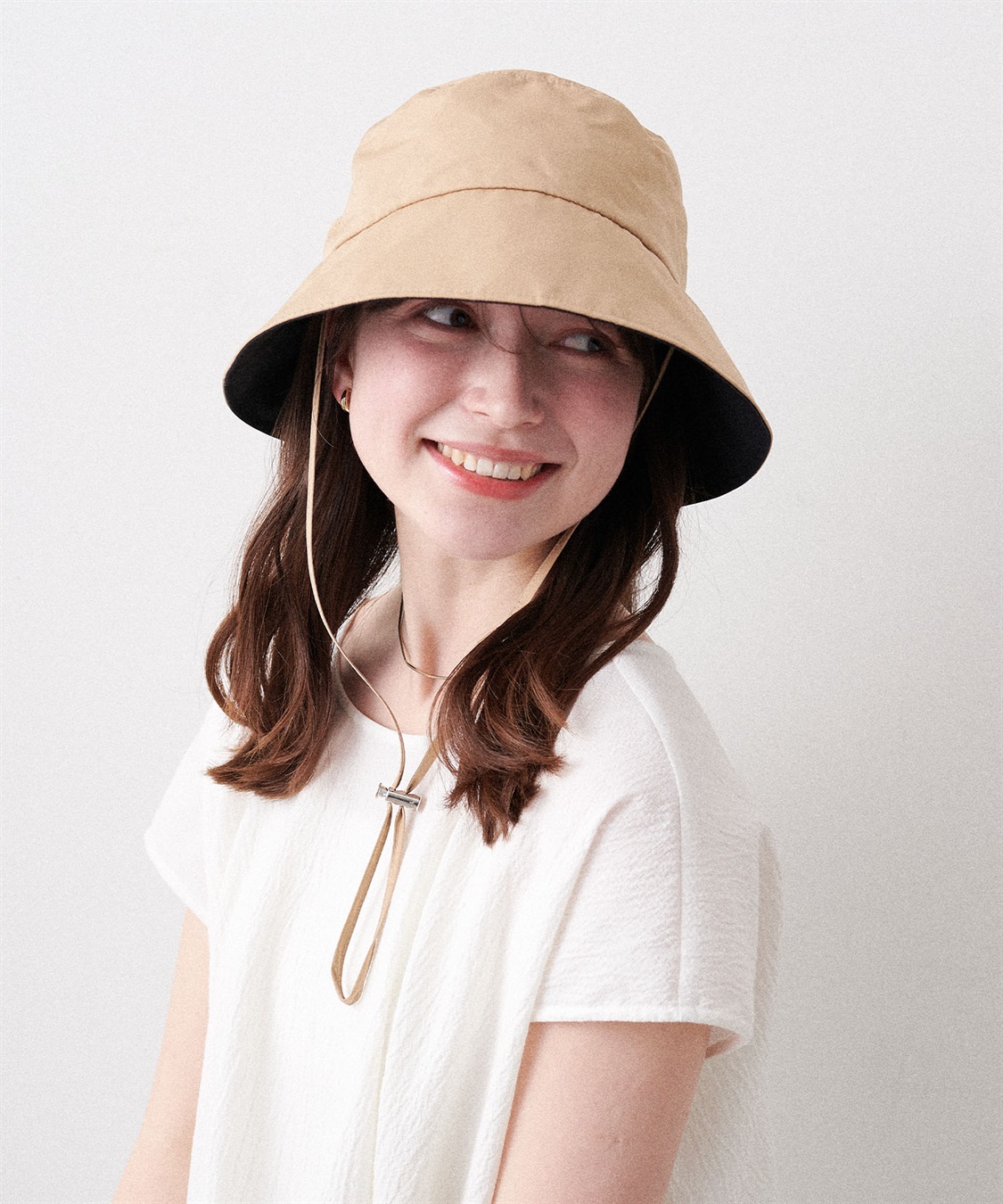 Life Style by cross marche 《パッカブル/撥水/UV/あご紐付き》パッカブルツバ広ハット【HATMIKKE】_sub_28