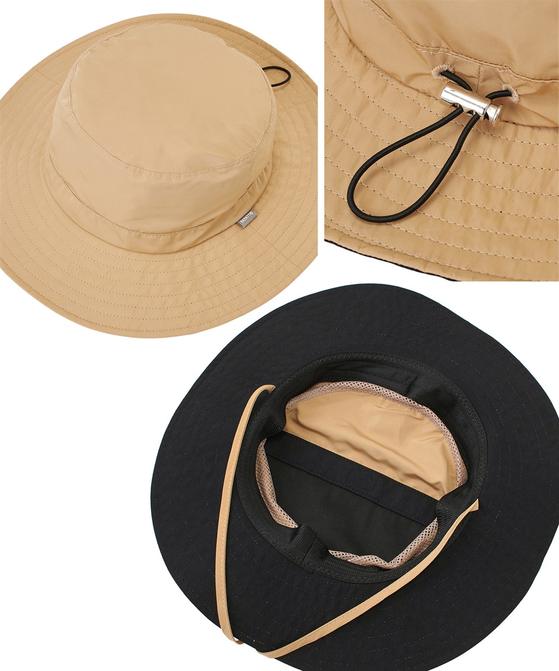HATMIKKE 《パッカブル/撥水/UV/あご紐付き》パッカブルサファリハット_sub_5