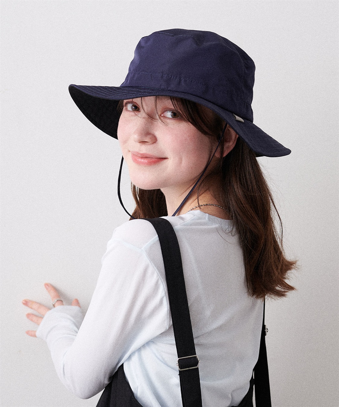 HATMIKKE 《パッカブル/撥水/UV/あご紐付き》パッカブルサファリハット_sub_7