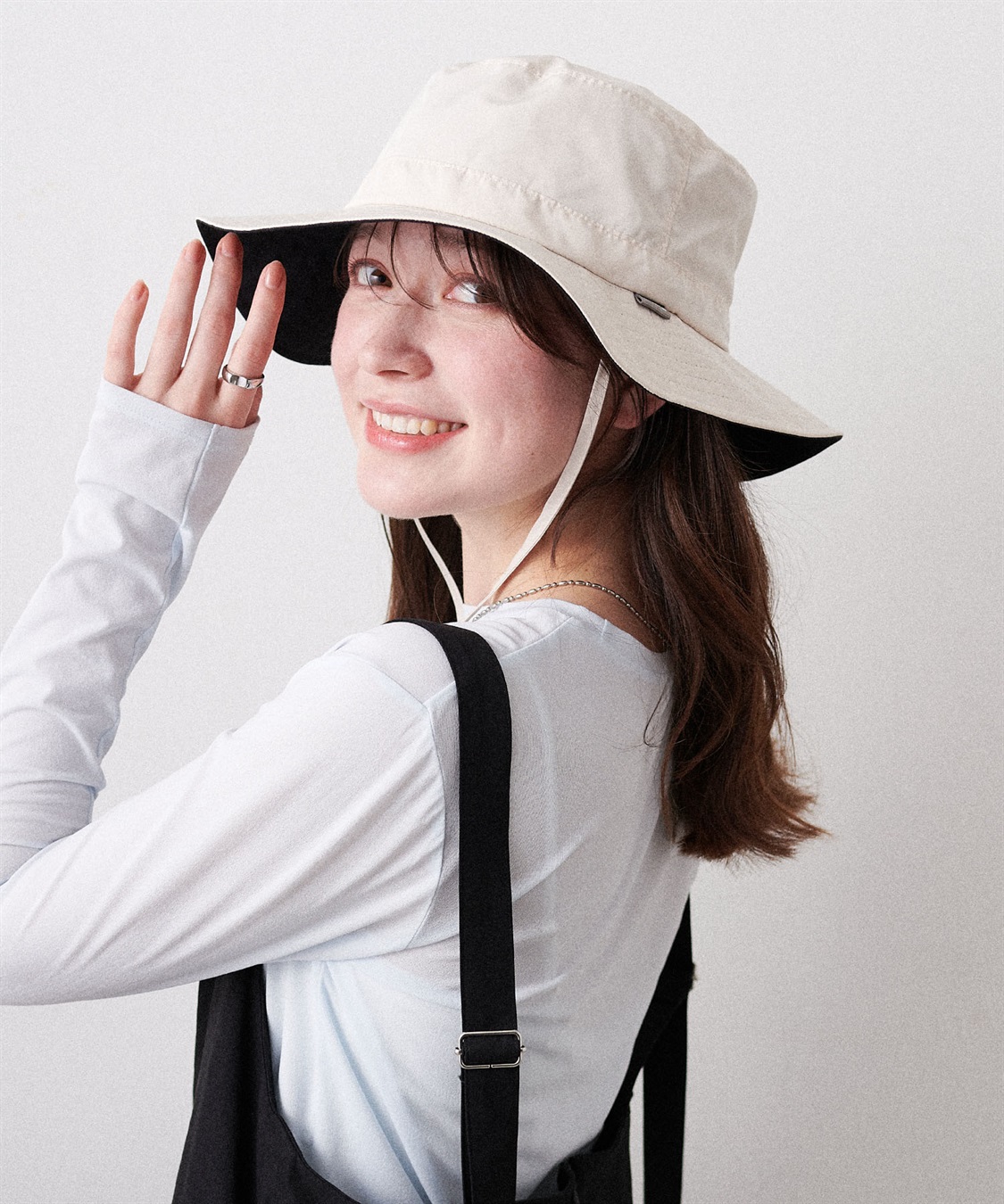 HATMIKKE 《パッカブル/撥水/UV/あご紐付き》パッカブルサファリハット_sub_8