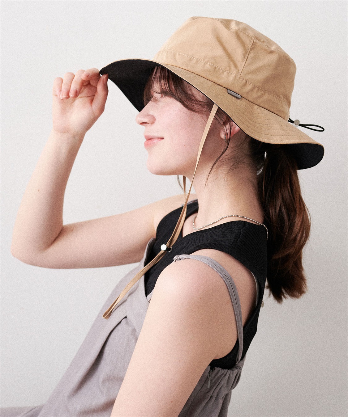 HATMIKKE 《パッカブル/撥水/UV/あご紐付き》パッカブルサファリハット_sub_23