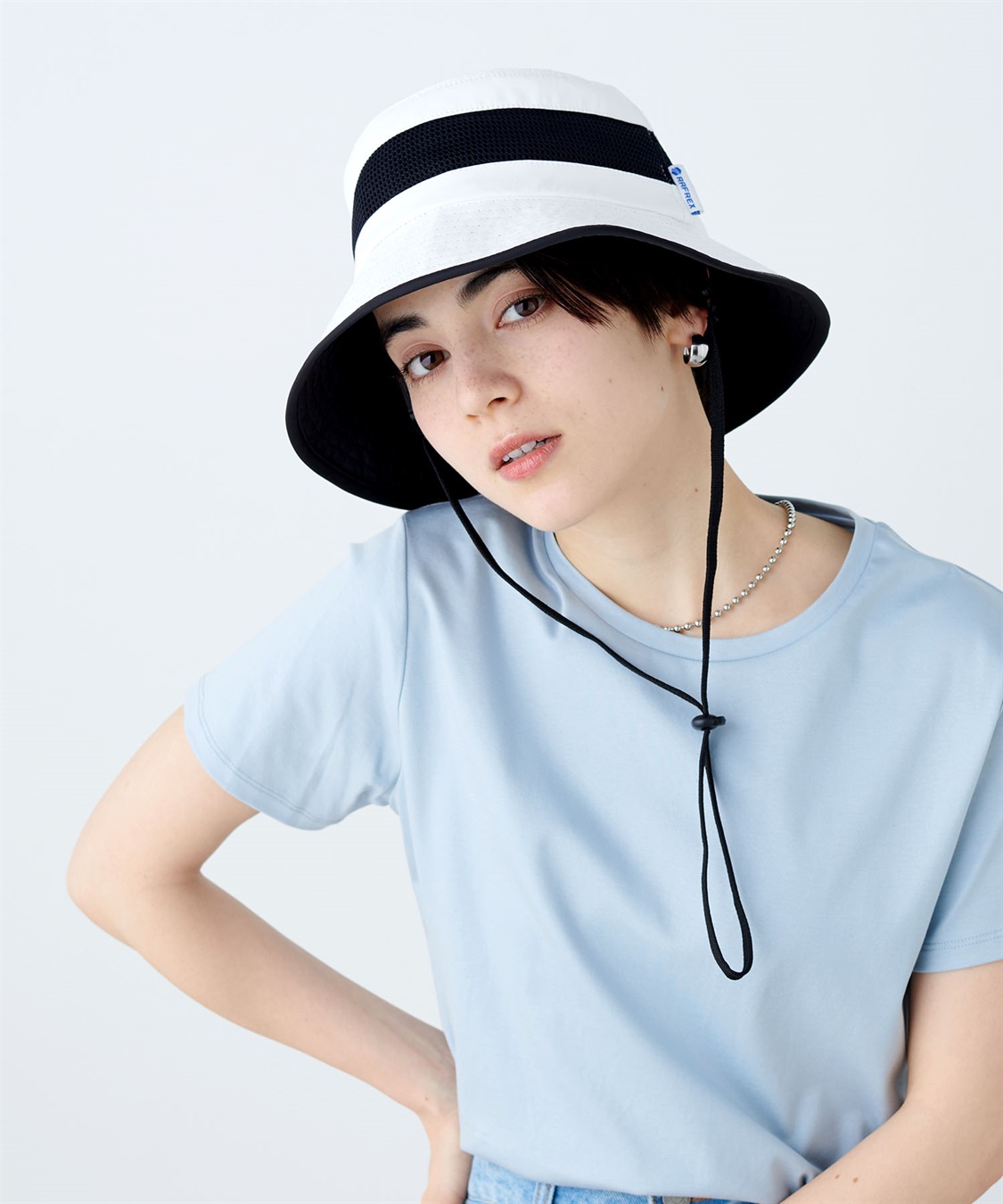 HATMIKKE 【放射冷却素材Radi Cool】 メッシュダウンハット_sub_3