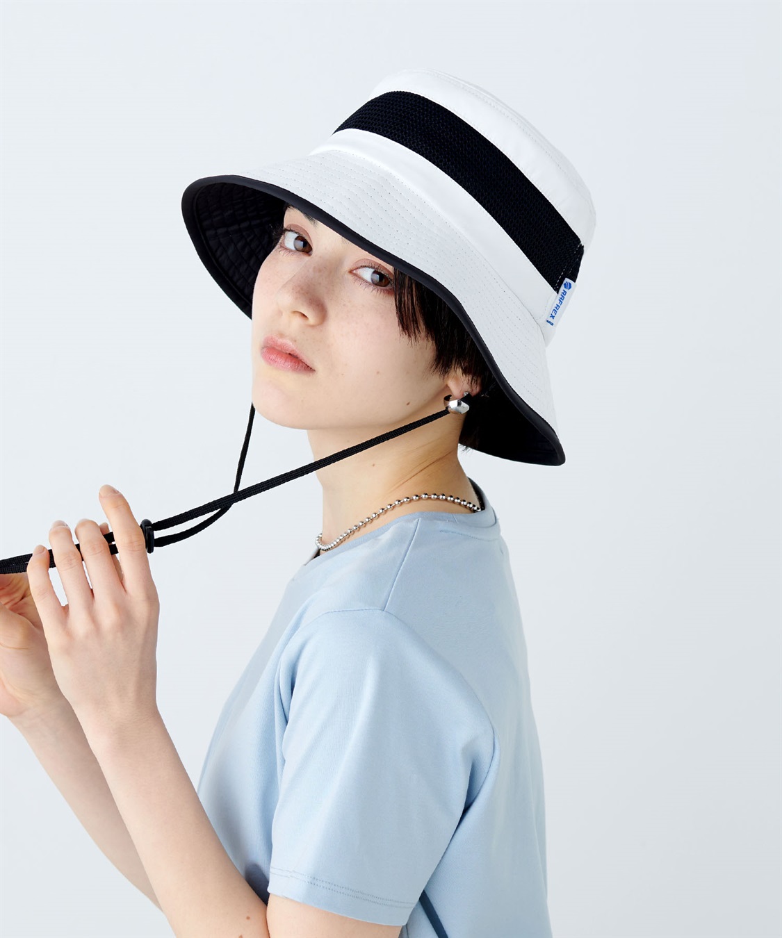 HATMIKKE 【放射冷却素材Radi Cool】 メッシュダウンハット_sub_4