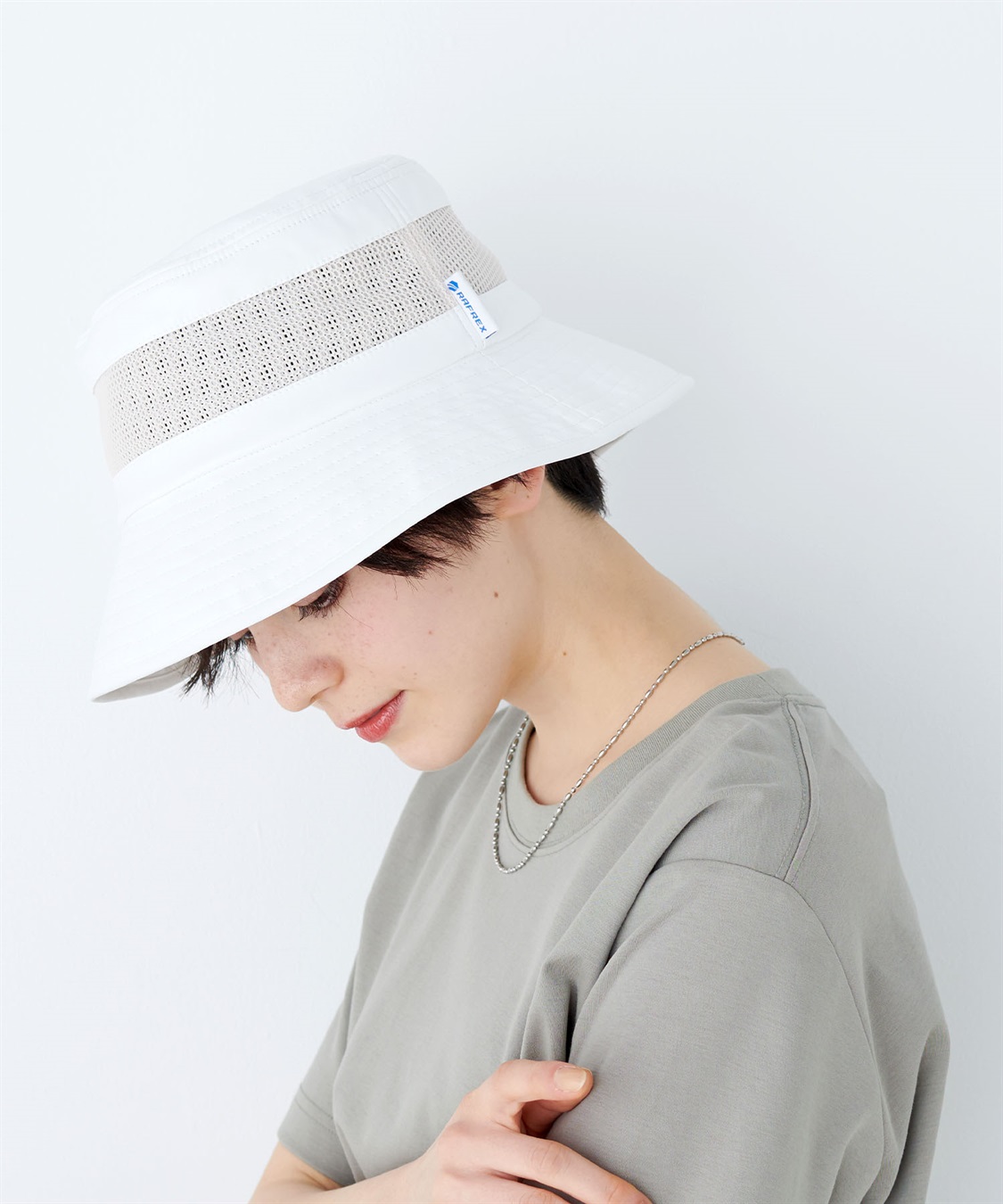 HATMIKKE 【放射冷却素材Radi Cool】 メッシュダウンハット_sub_13